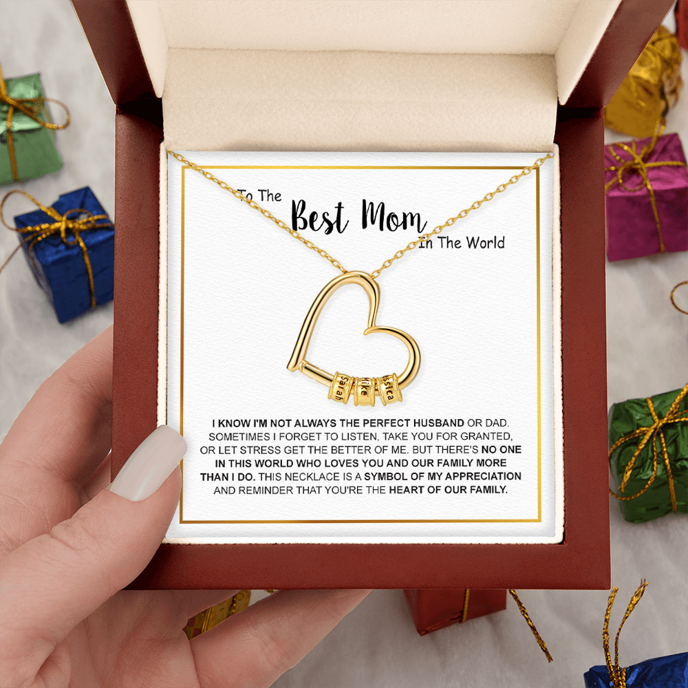 To the Best Mom - Family’s Custom Pendant