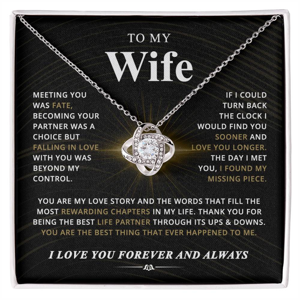 To my Wife - You are my love story