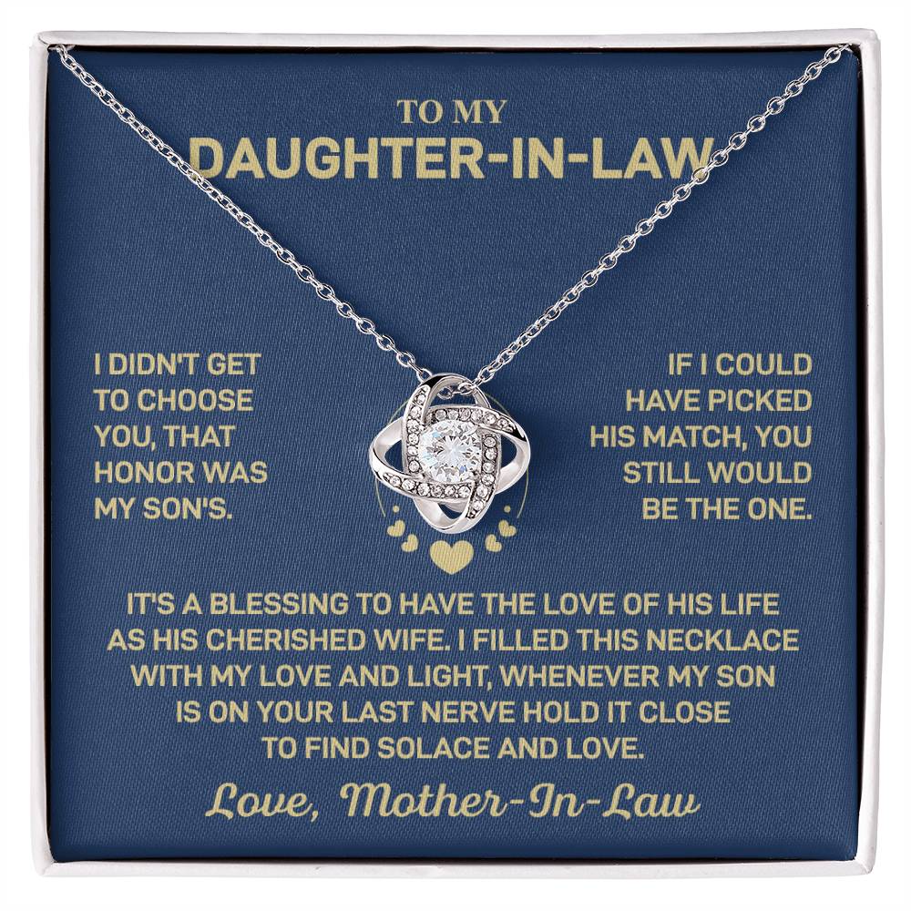 To my Daughter-in-law - Solace and love necklace