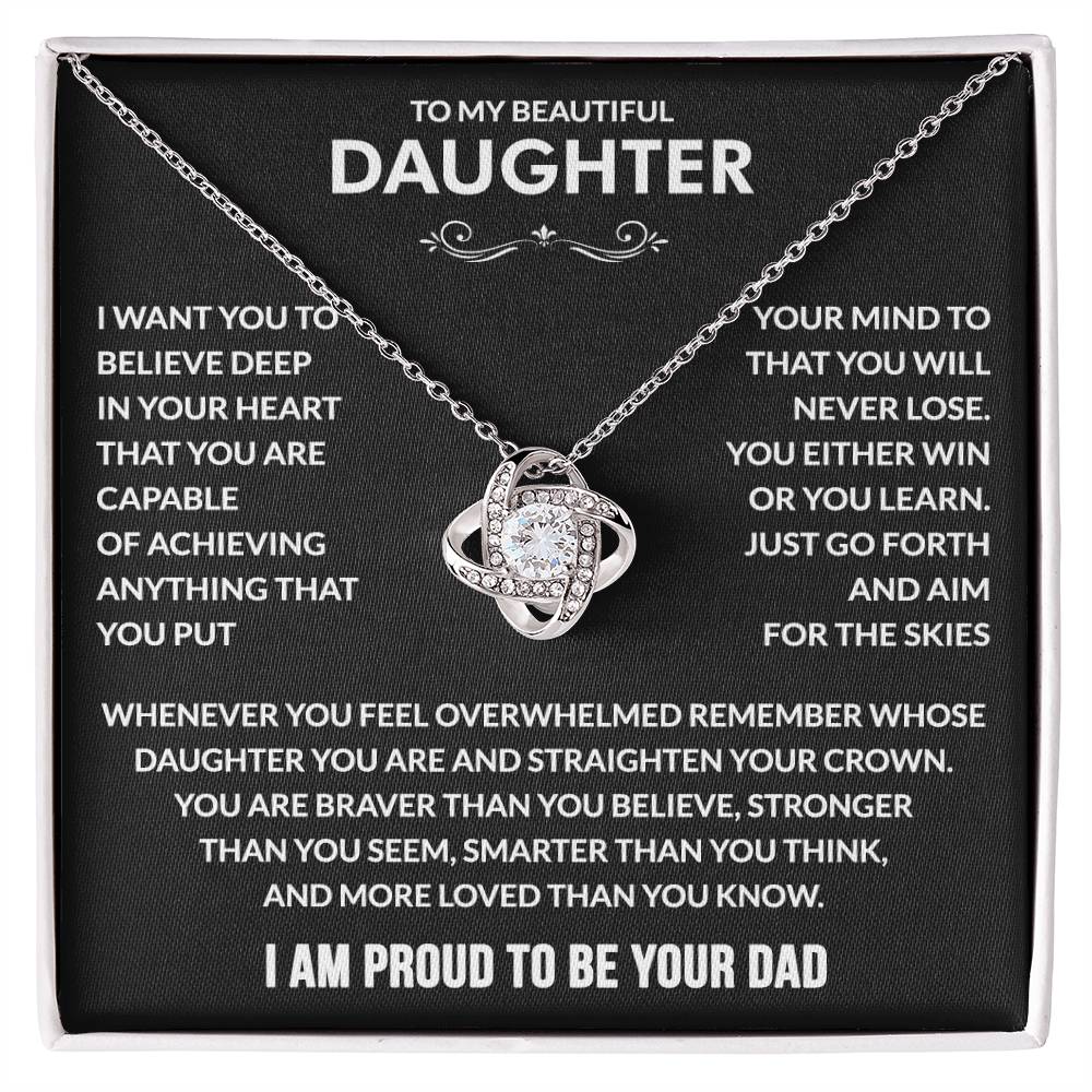 To my Daughter - I Am Proud Of You