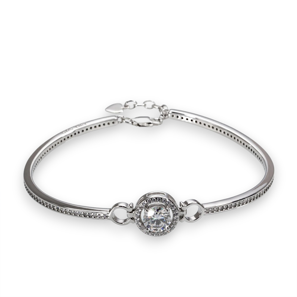 Woman Silver Diamond bracelet