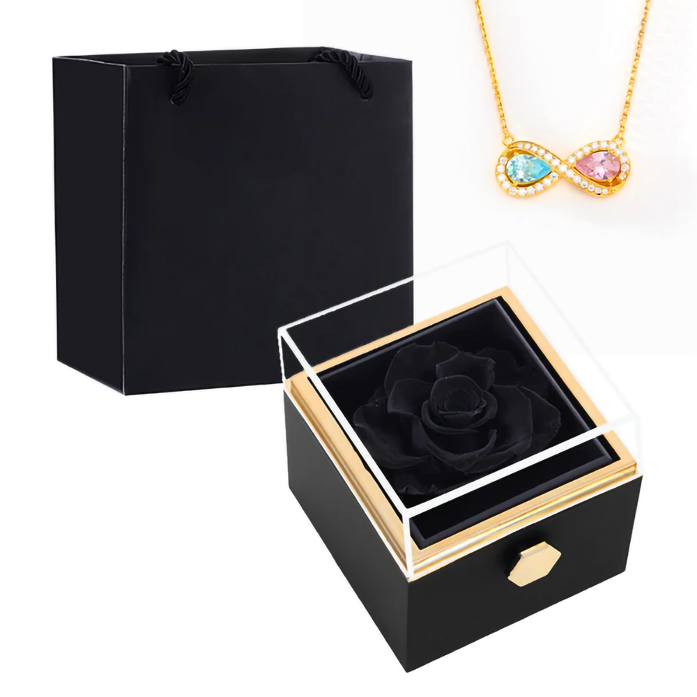 I Love you Forever - Eternal Necklace with birthstones