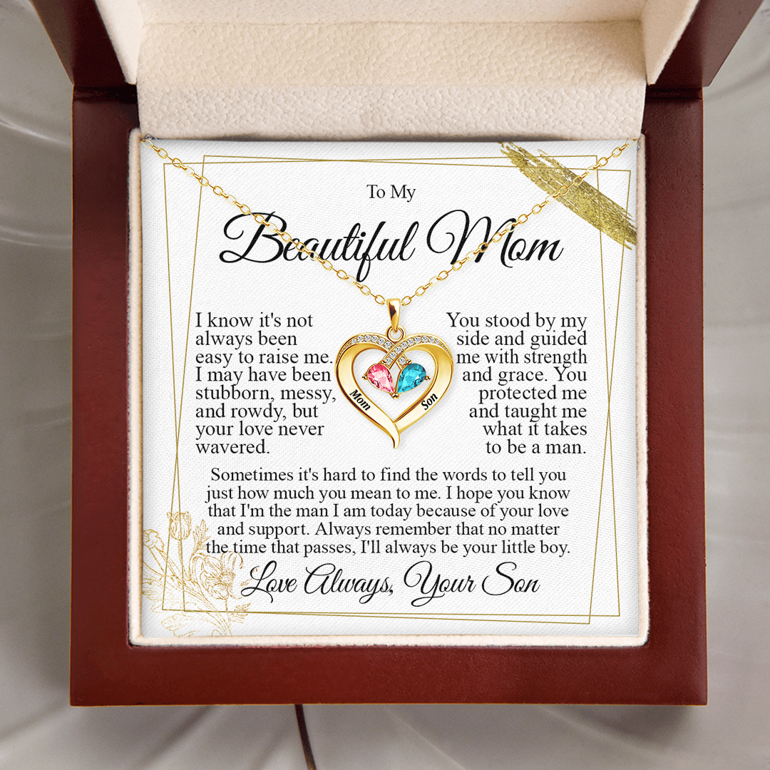 To my Mom - Family necklace