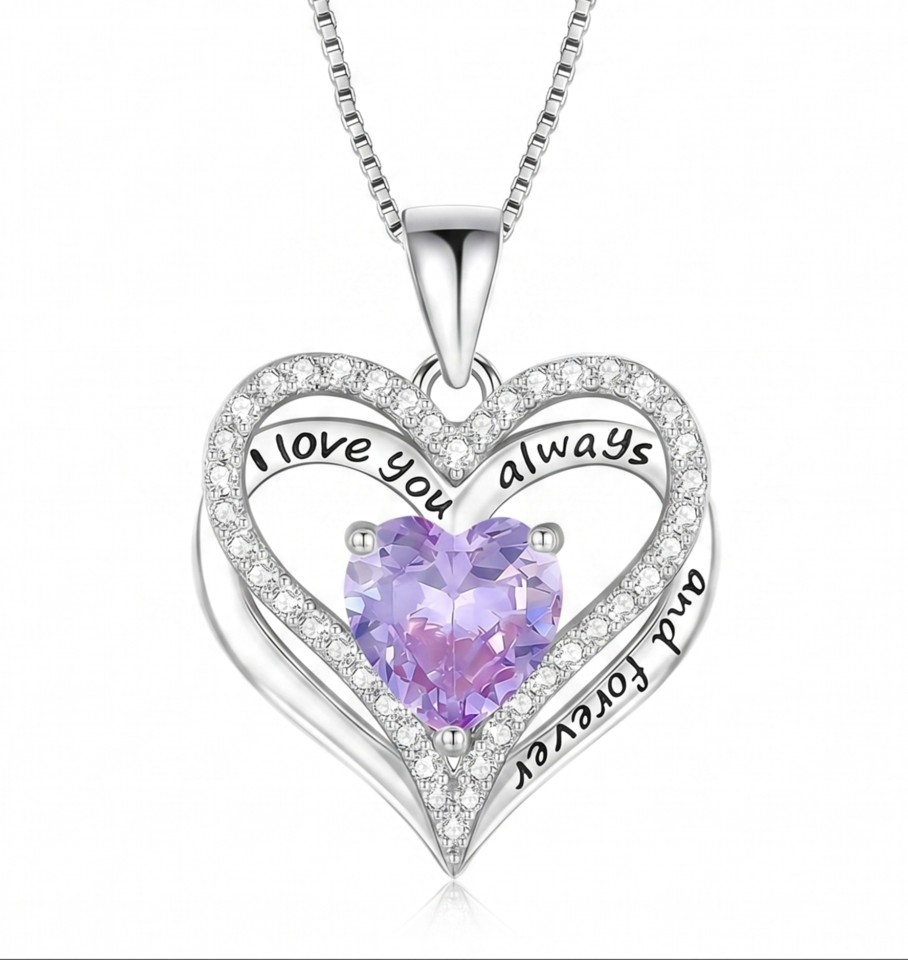 To My Queen - Personalized Heart necklace