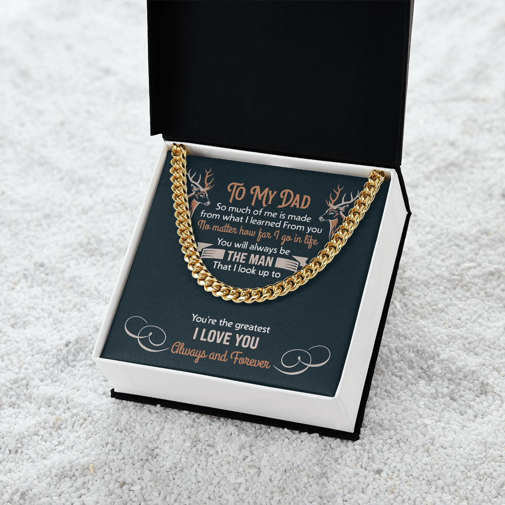 To my Dad - You will always be the man that I look up to