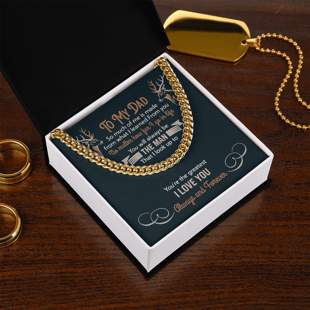 To my Dad - You will always be the man that I look up to