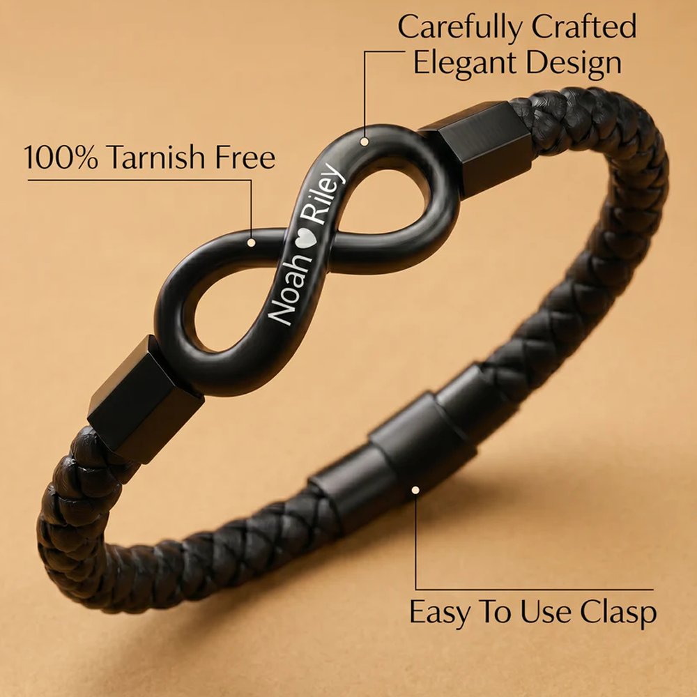 To My Husband – Forever Love Infinity Bracelet