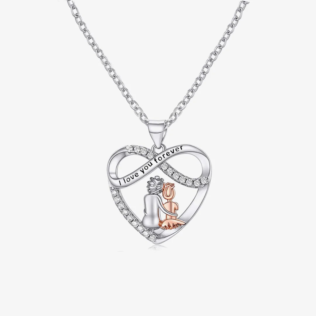 To My Daughter - You Will Always Have Me - Heart Necklace