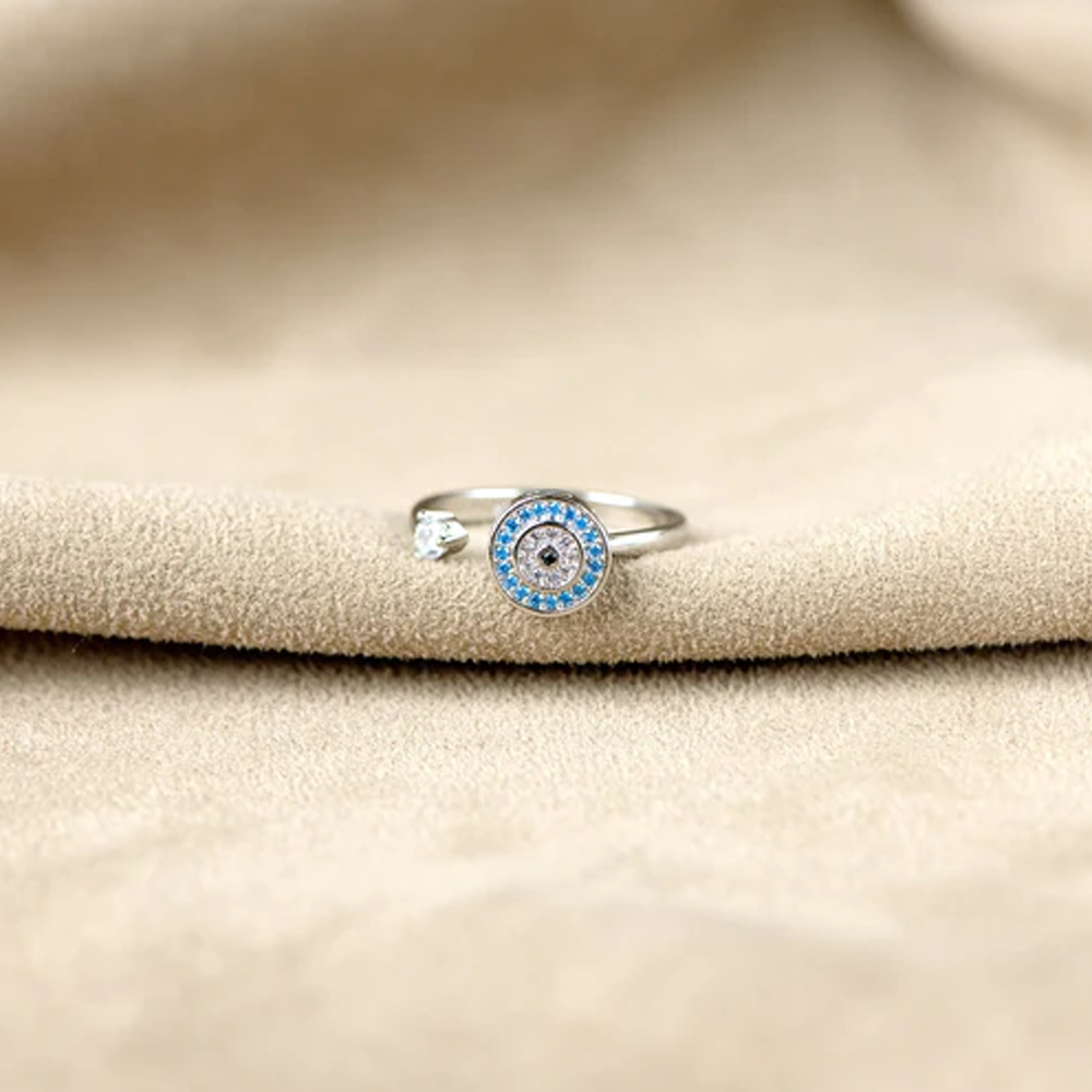 To My Daughter - Evil Eye Fidget Ring