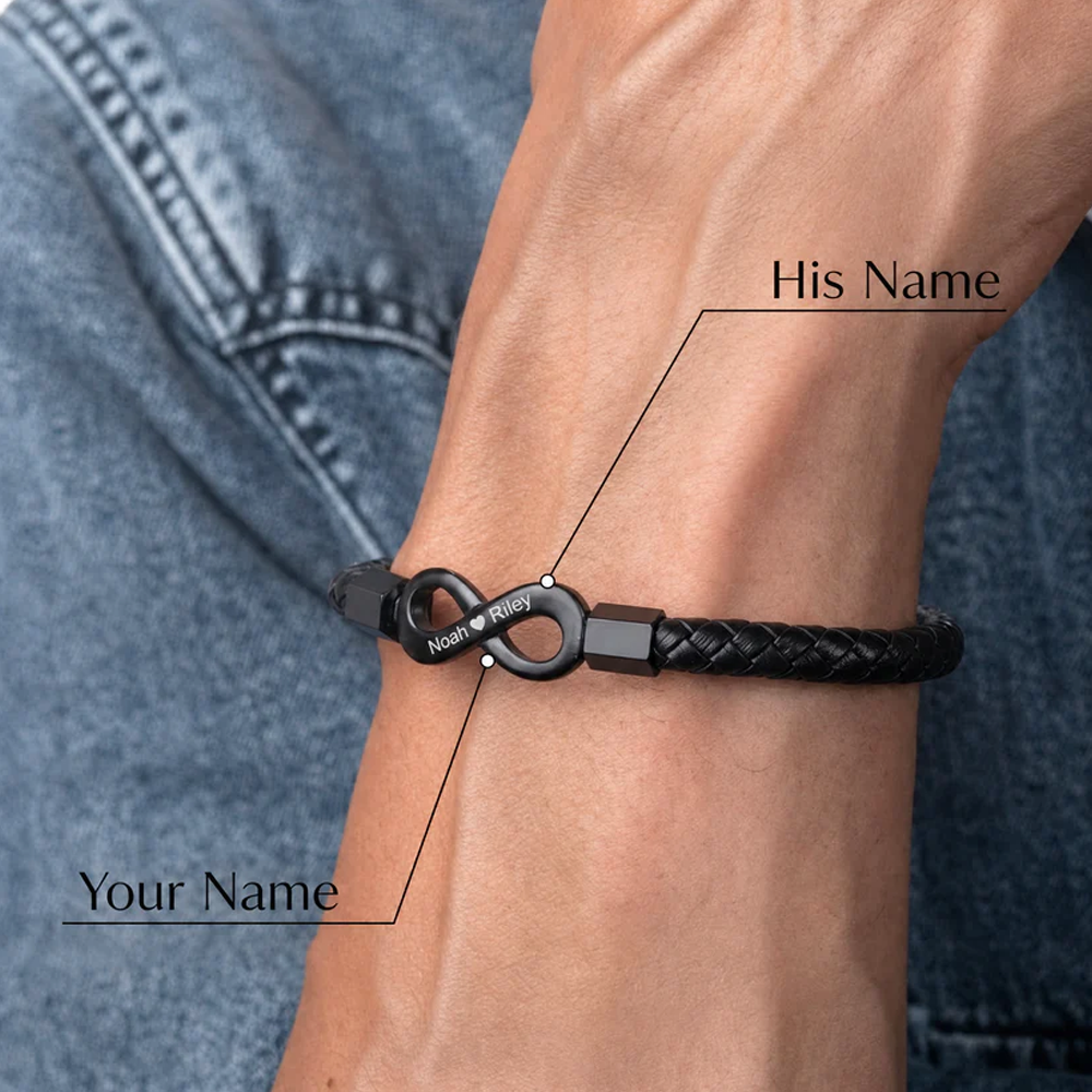 To My Son – Forever Connected Infinity Bracelet