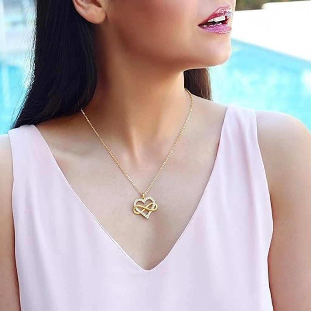To my Wife - Infinity Heart Necklace