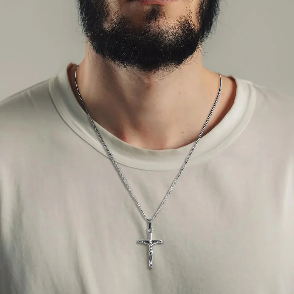 To My Husband - Cross Pendant