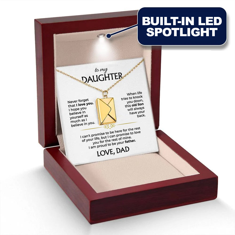 Luxus Love - Letter Necklace to Daughter