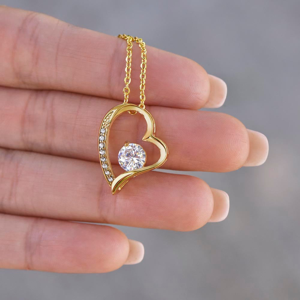 To My Wife - Heart Pendant Necklace