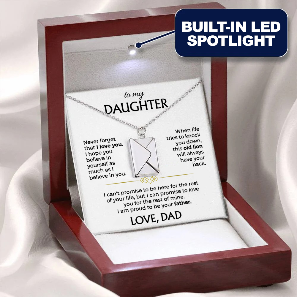 Luxus Love - Letter Necklace to Daughter