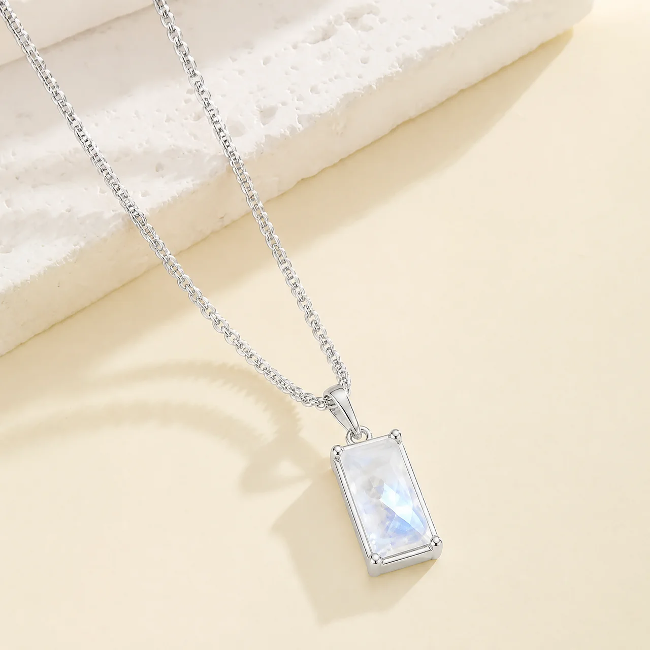 To My Wife -  Moonstone Pendant Necklace