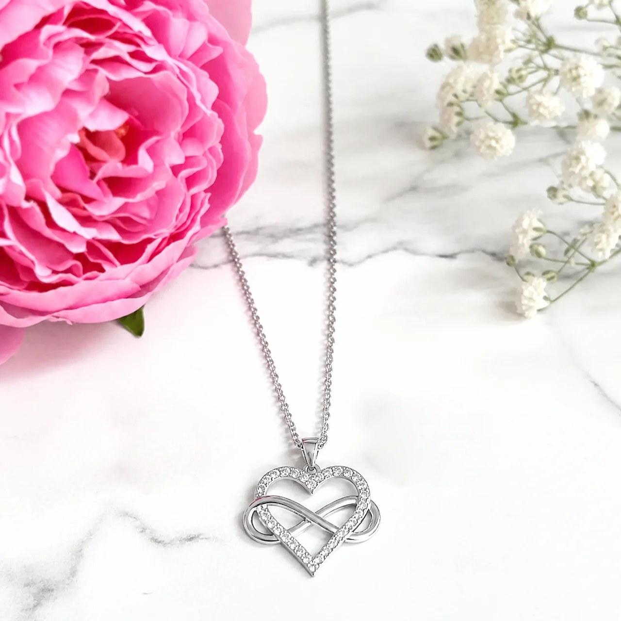 To My Queen – Infinity Heart Necklace