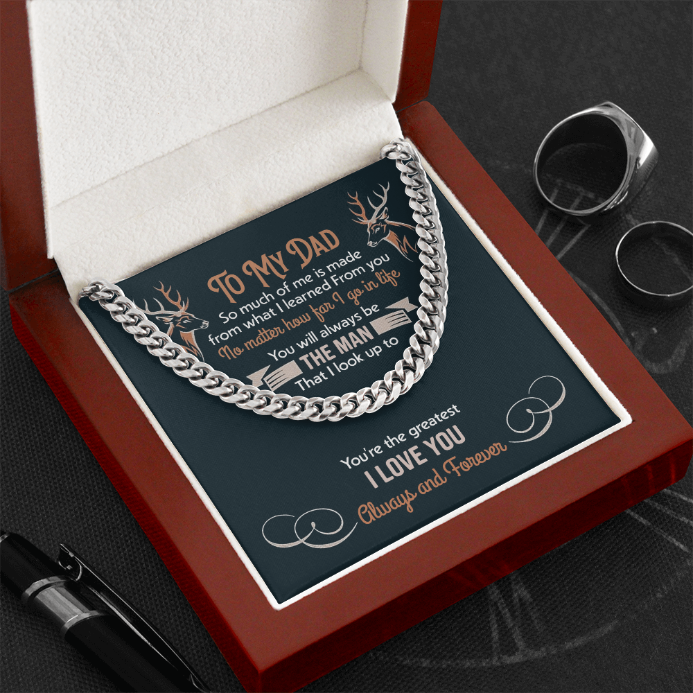 To my Dad - You will always be the man that I look up to