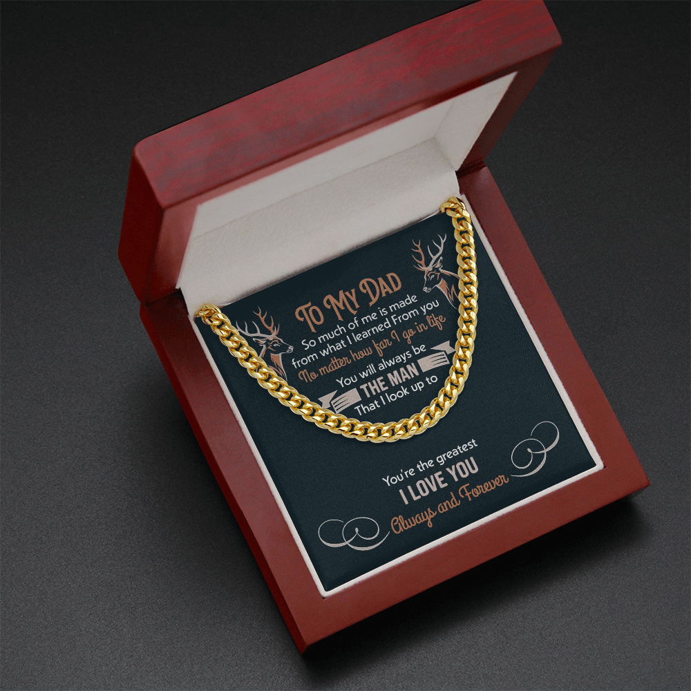 To my Dad - You will always be the man that I look up to