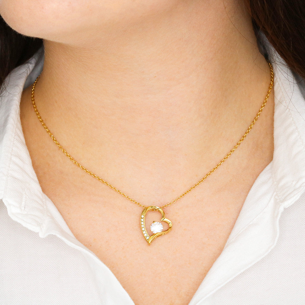 To My Wife - Heart Pendant Necklace