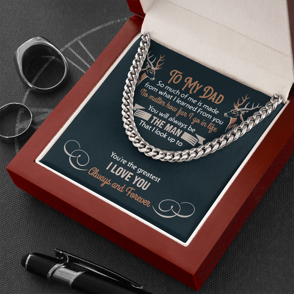 To my Dad - You will always be the man that I look up to