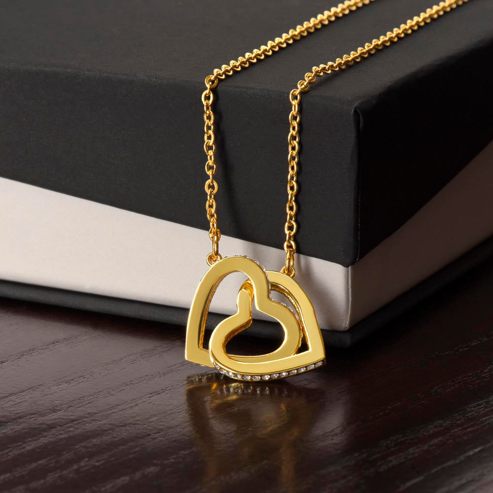 To My Granddaughter - Forever Linked Hearts