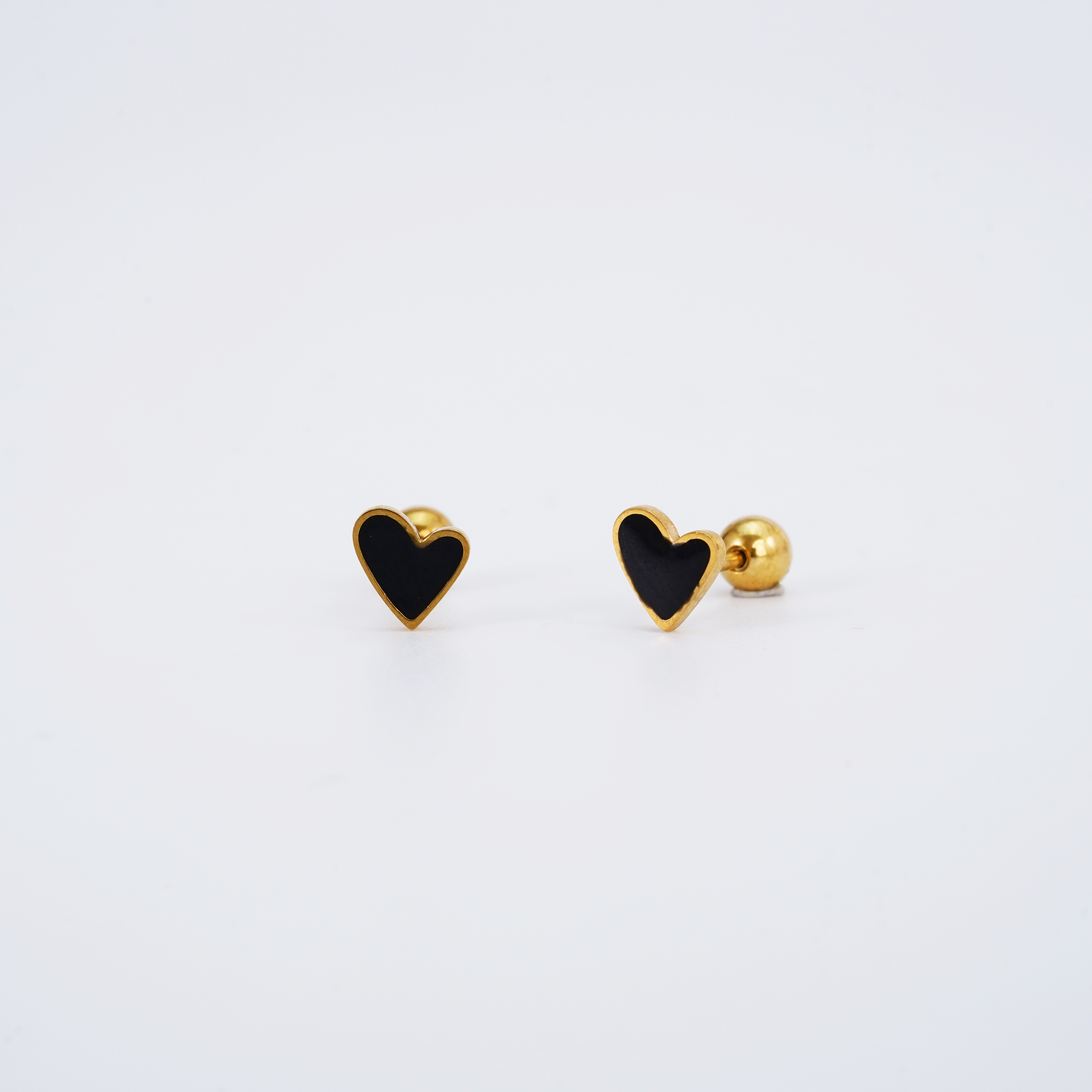 Gold Heart Earrings